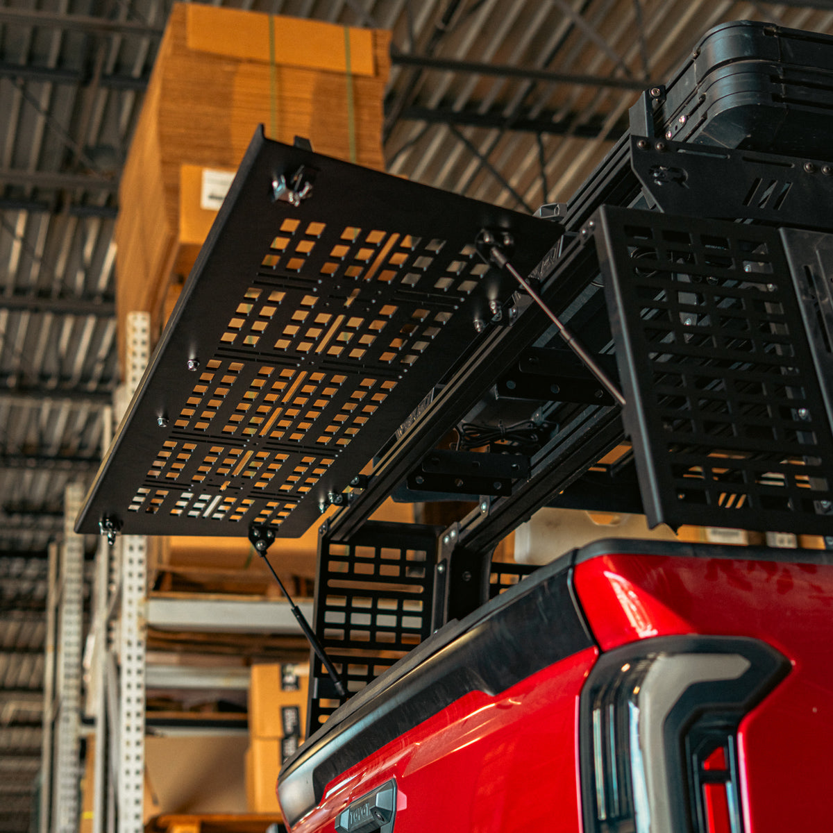 Cali Raised Overland Bed Rack Rear Hatch | '05+ Tacoma
