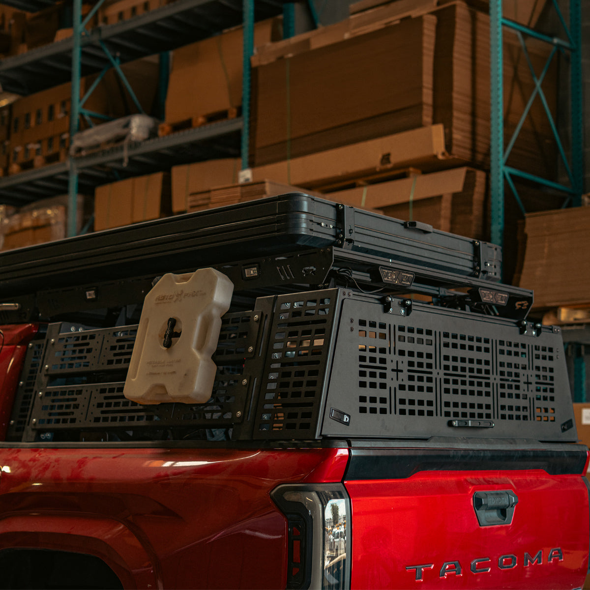 Cali Raised Overland Bed Rack Rear Hatch | '05+ Tacoma