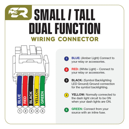 Cali Raised Tall OEM Style "Amber & White" Switch