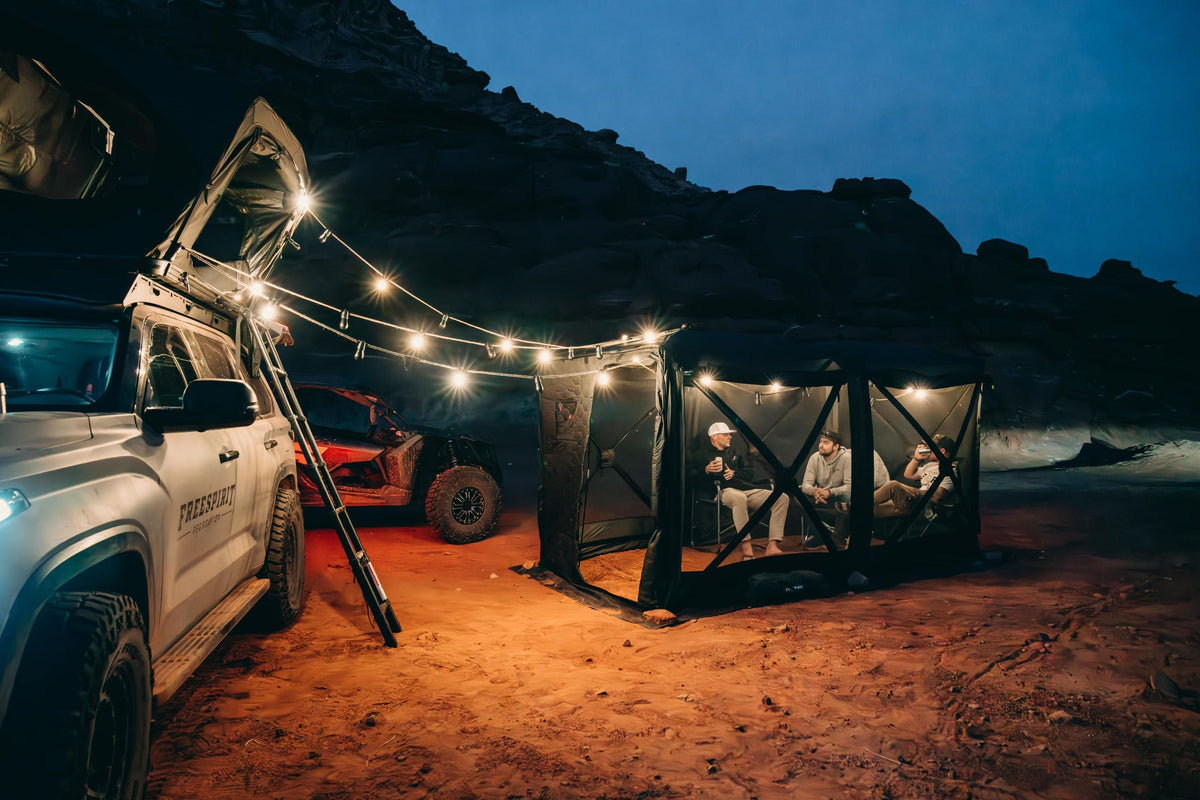 Freespirit Recreation Camping String Lights with Speakers