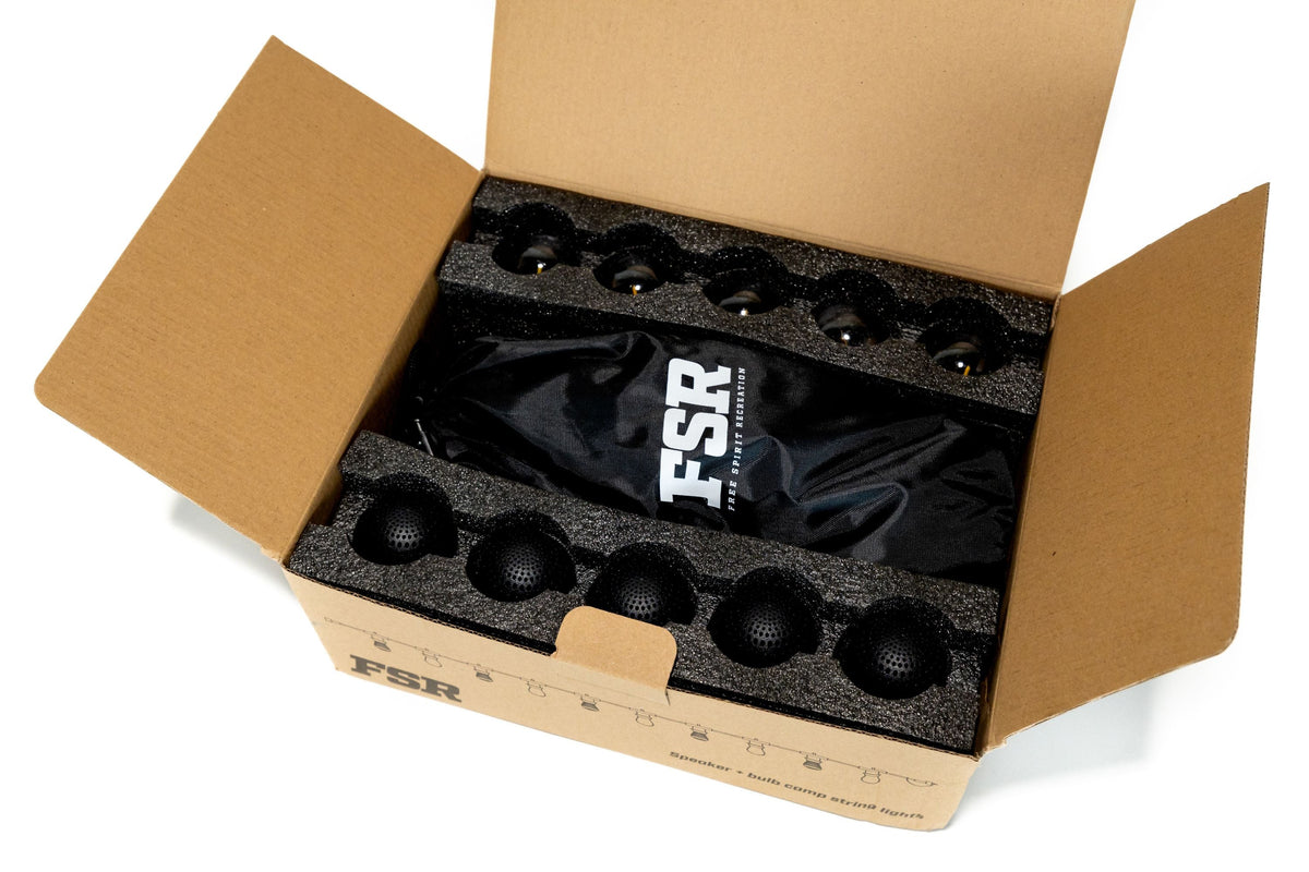 Freespirit Recreation Camping String Lights with Speakers
