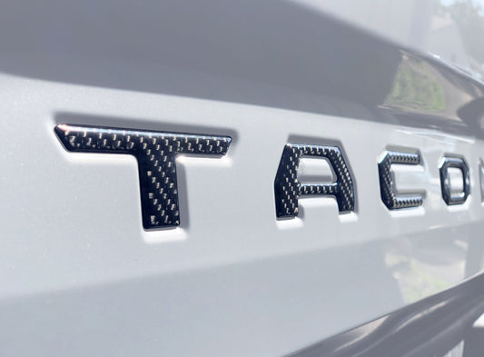 Tufskinz Tailgate Letter Inserts | '16 - '23 Tacoma