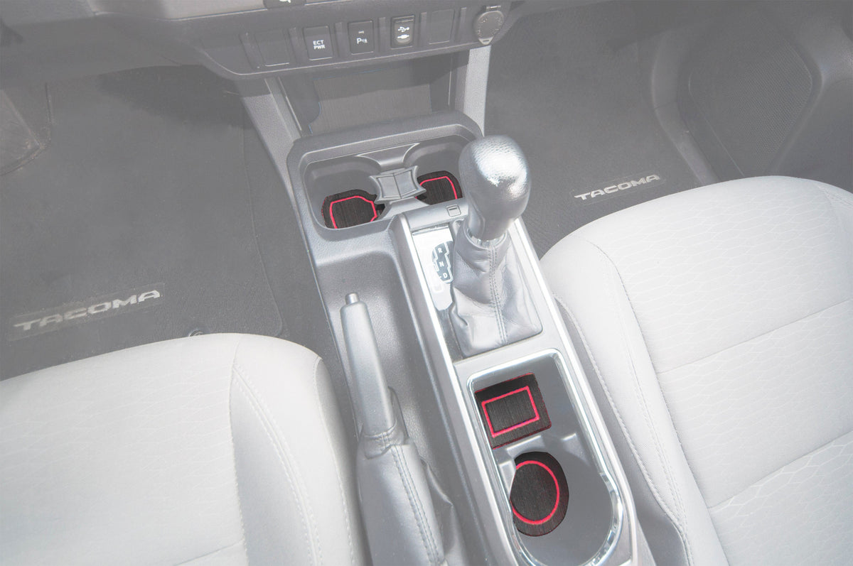 Tufskinz Center Console Cupholder Foam Inserts | '16 - '23 Tacoma