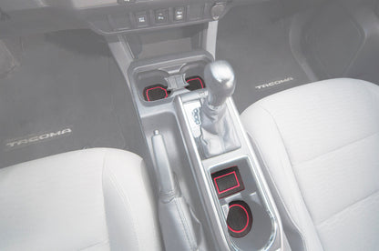Tufskinz Center Console Cupholder Foam Inserts | '16 - '23 Tacoma