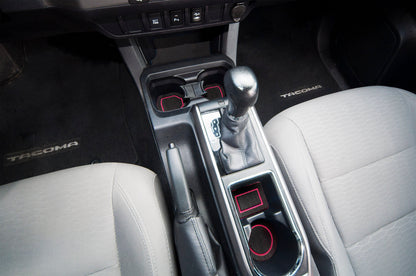Tufskinz Center Console Cupholder Foam Inserts | '16 - '23 Tacoma