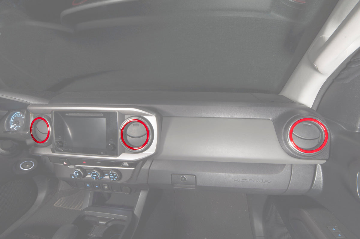 Tufskinz A/C Vent Ring Accent Trim | '16 - '23 Tacoma