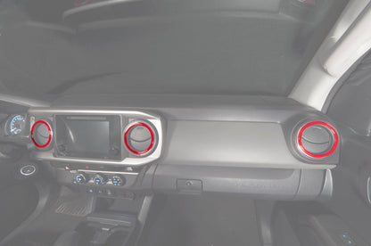 Tufskinz A/C Vent Ring Accent Trim | '16 - '23 Tacoma