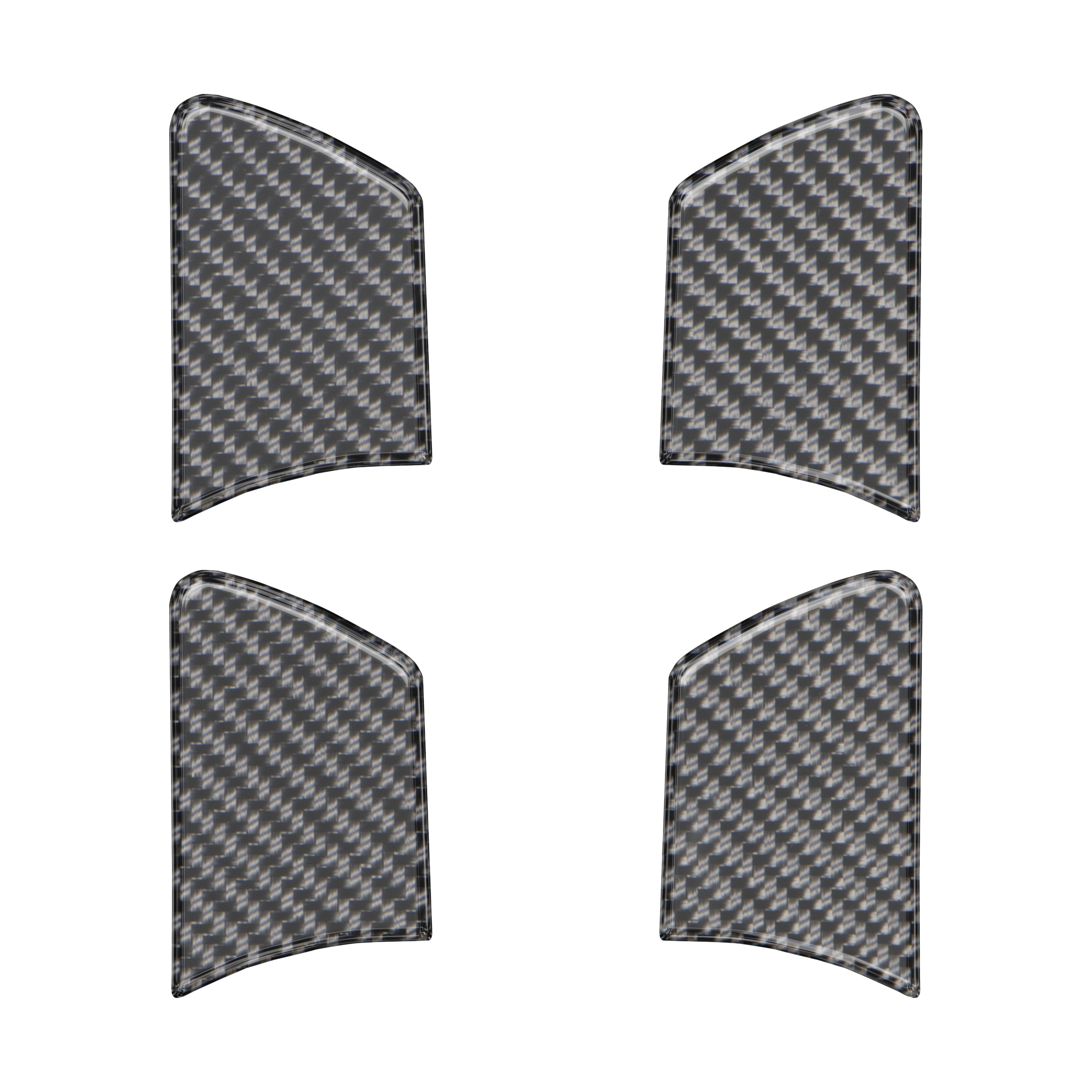 Open 672 File Tufskinz Interior Door Handle Inserts | 2016–2023 Tacoma – Trail Grid Pro