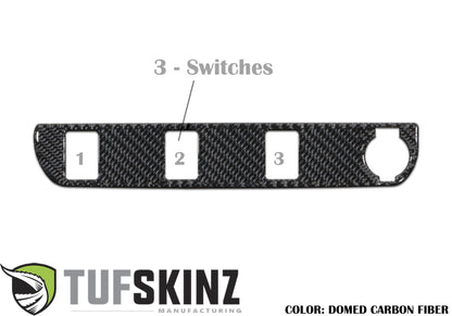 Tufskinz Center Dash Switch Panel Accent Overlay | '16 - '23 Tacoma