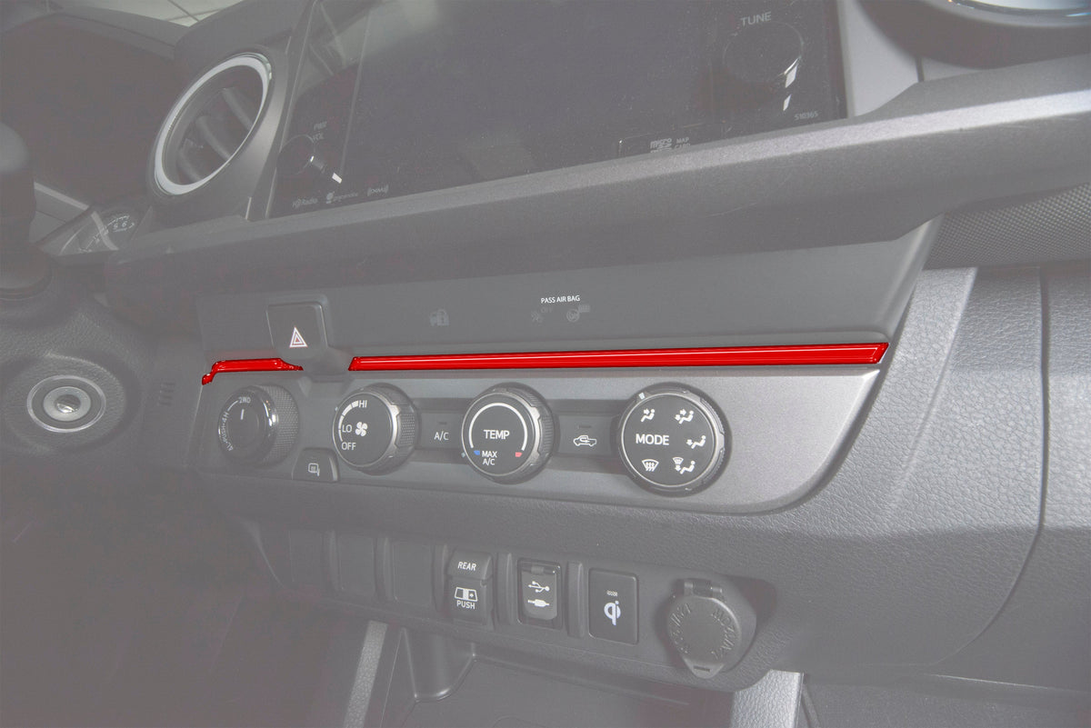 Tufskinz Upper Climate Control Accent Overlays | '16 - '23 Tacoma