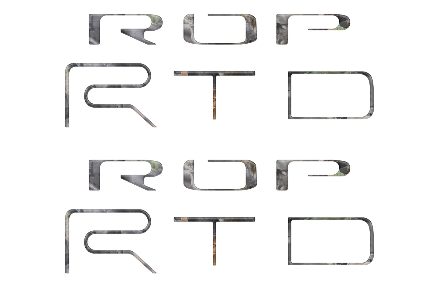 Tufskinz Bed Side Letter Inserts | '22 - '23 Tacoma TRD Pro
