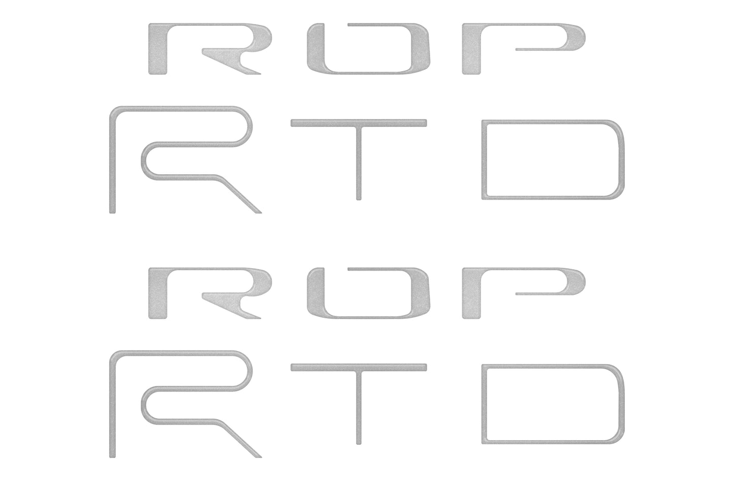 Tufskinz Bed Side Letter Inserts | '22 - '23 Tacoma TRD Pro