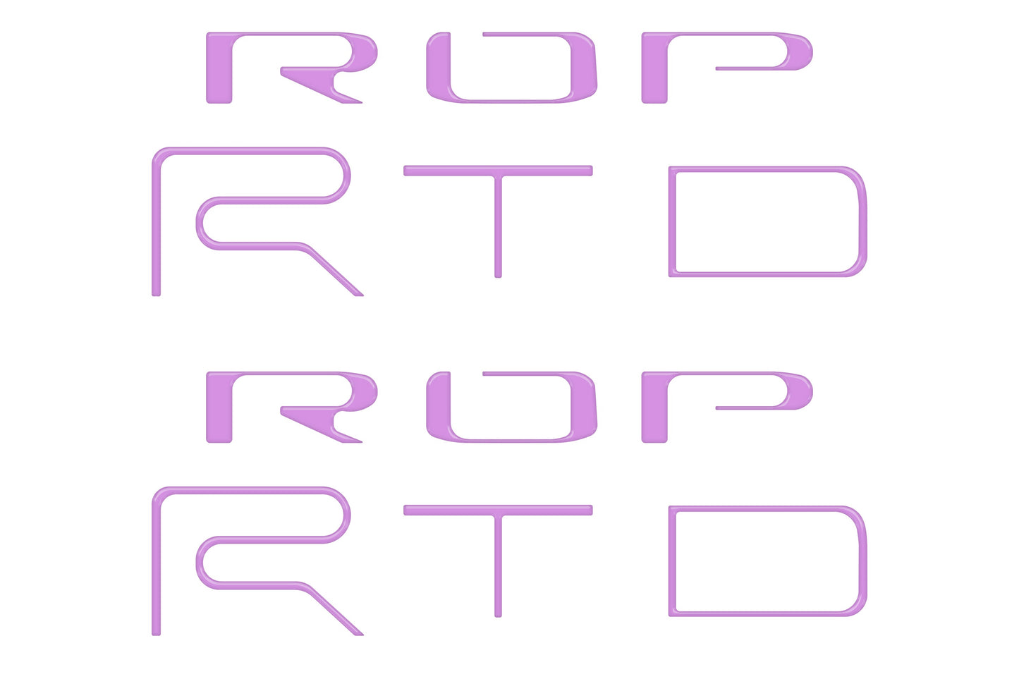 Tufskinz Bed Side Letter Inserts | '22 - '23 Tacoma TRD Pro