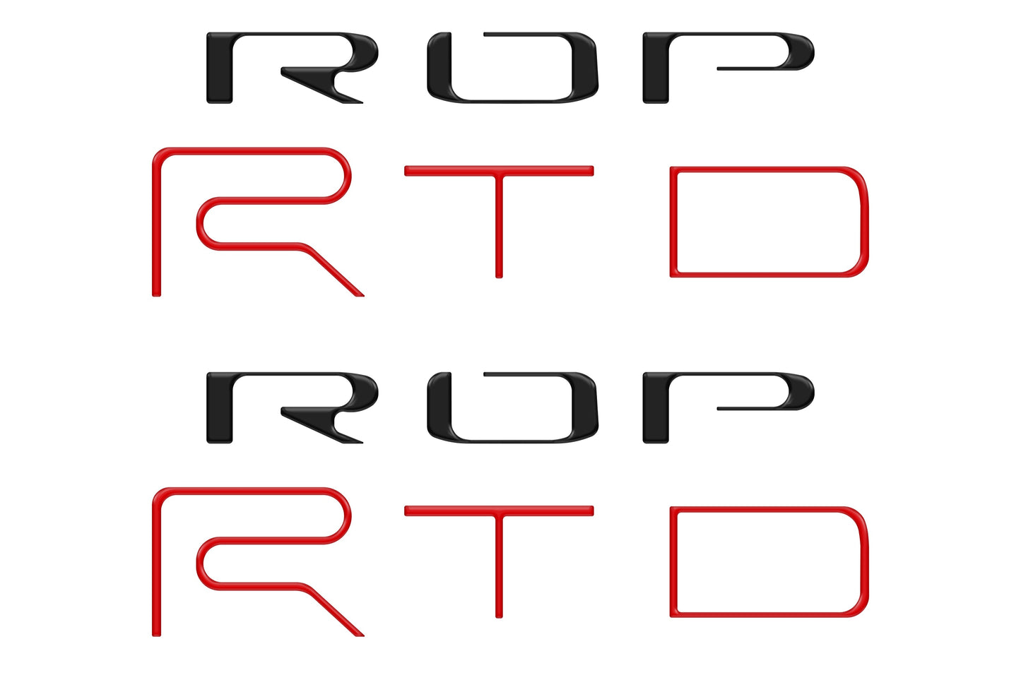 Tufskinz Bed Side Letter Inserts | '22 - '23 Tacoma TRD Pro