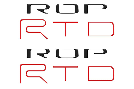 Tufskinz Bed Side Letter Inserts | '22 - '23 Tacoma TRD Pro