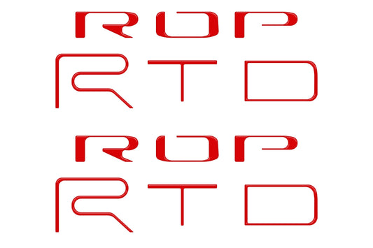 Tufskinz Bed Side Letter Inserts | '22 - '23 Tacoma TRD Pro
