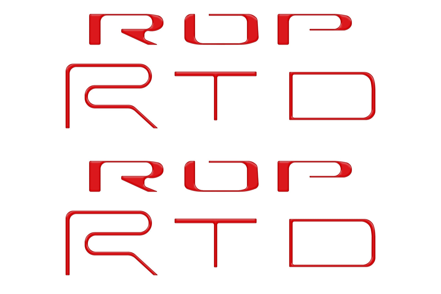 Tufskinz Bed Side Letter Inserts | '22 - '23 Tacoma TRD Pro