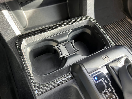 Tufskinz Center Console Cup Holder Accent Overlay | '16 - '23 Tacoma