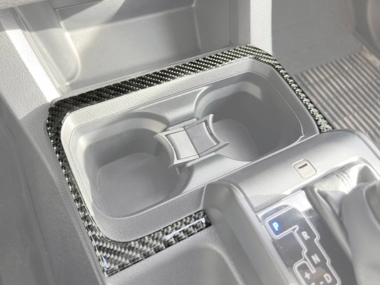 Tufskinz Center Console Cup Holder Accent Overlay | '16 - '23 Tacoma