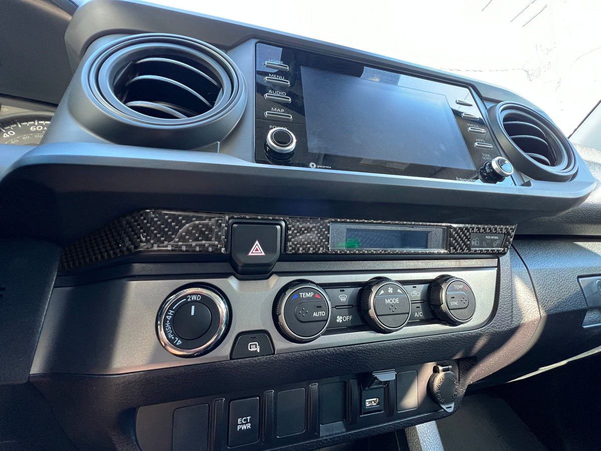 Tufskinz Digital Climate Display Accent Trim | '16 - '23 Tacoma