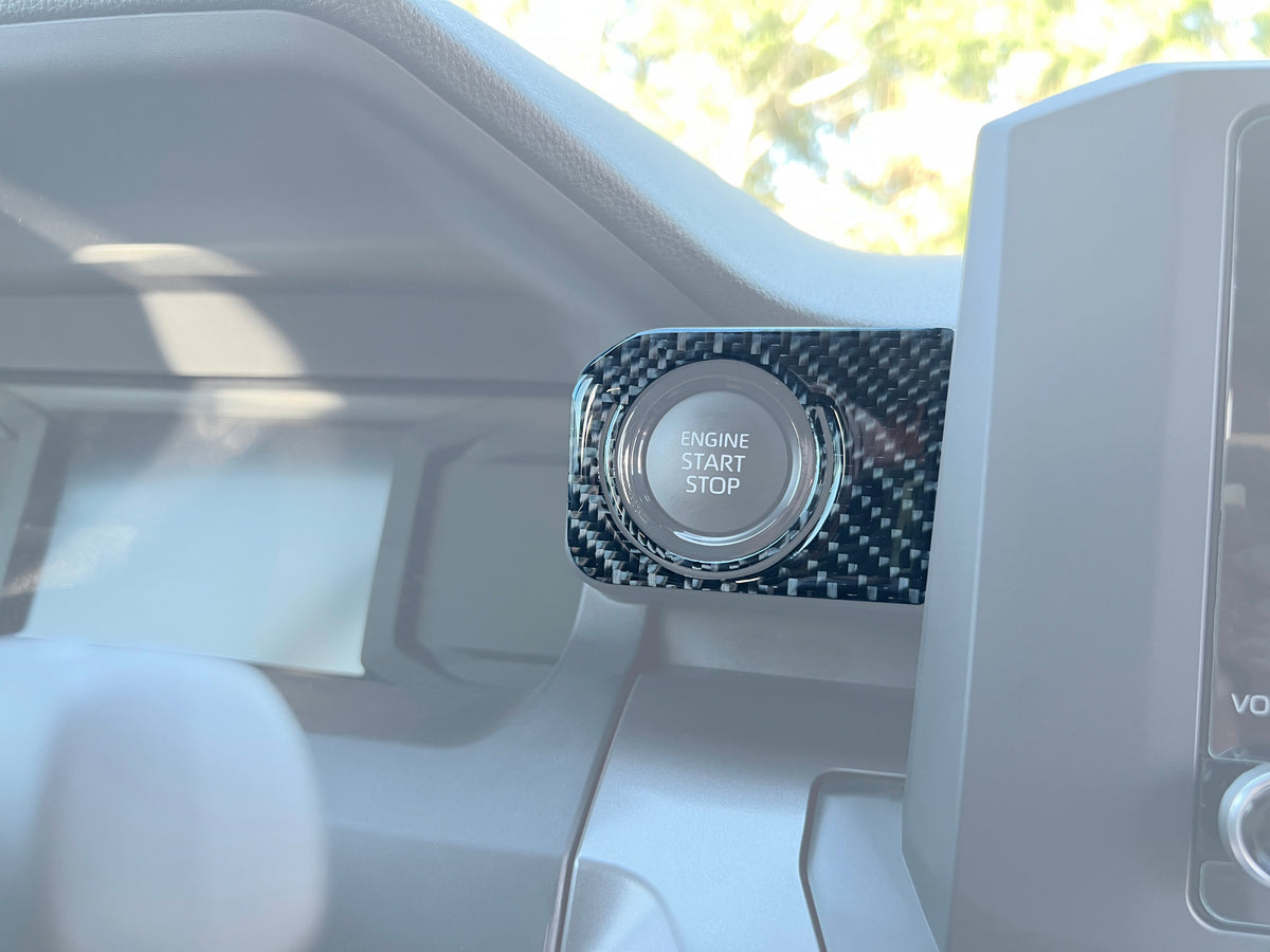 Tufskinz Push-To-Start Button Accent Trim | 2024+ Tacoma / 2025+ 4Runner