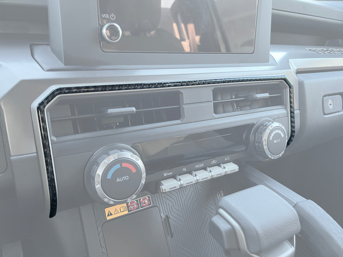 Tufskinz Climate Control Accent Trim | 2024+ Tacoma & 2025+ 4Runner