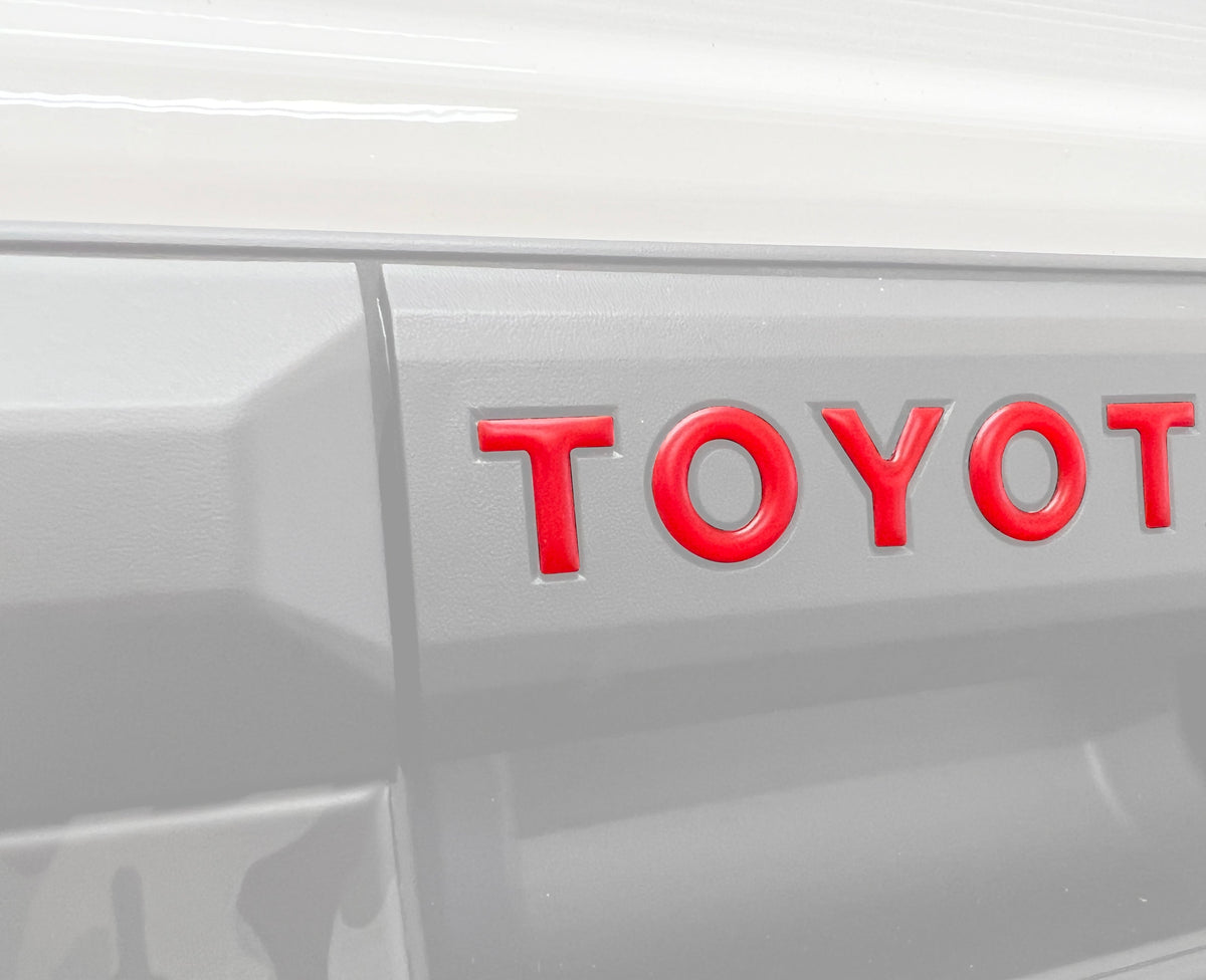Tufskinz Tailgate Handle Letter Inserts | 2024+ Tacoma