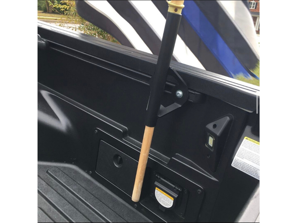 Cali Raised Bed Rail Flag Pole Mount |  Tacoma & Tundra