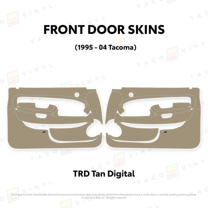 Taco Vinyl Tacoma Door Skins | '95 - '04 Tacoma