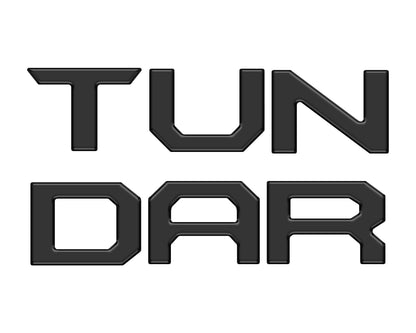 Tufskinz Tailgate Letter Inserts | '14 - '21 Tundra
