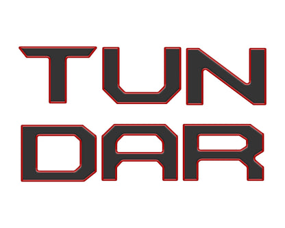 Tufskinz Tailgate Letter Inserts | '14 - '21 Tundra