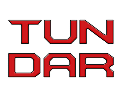 Tufskinz Tailgate Letter Inserts | '14 - '21 Tundra