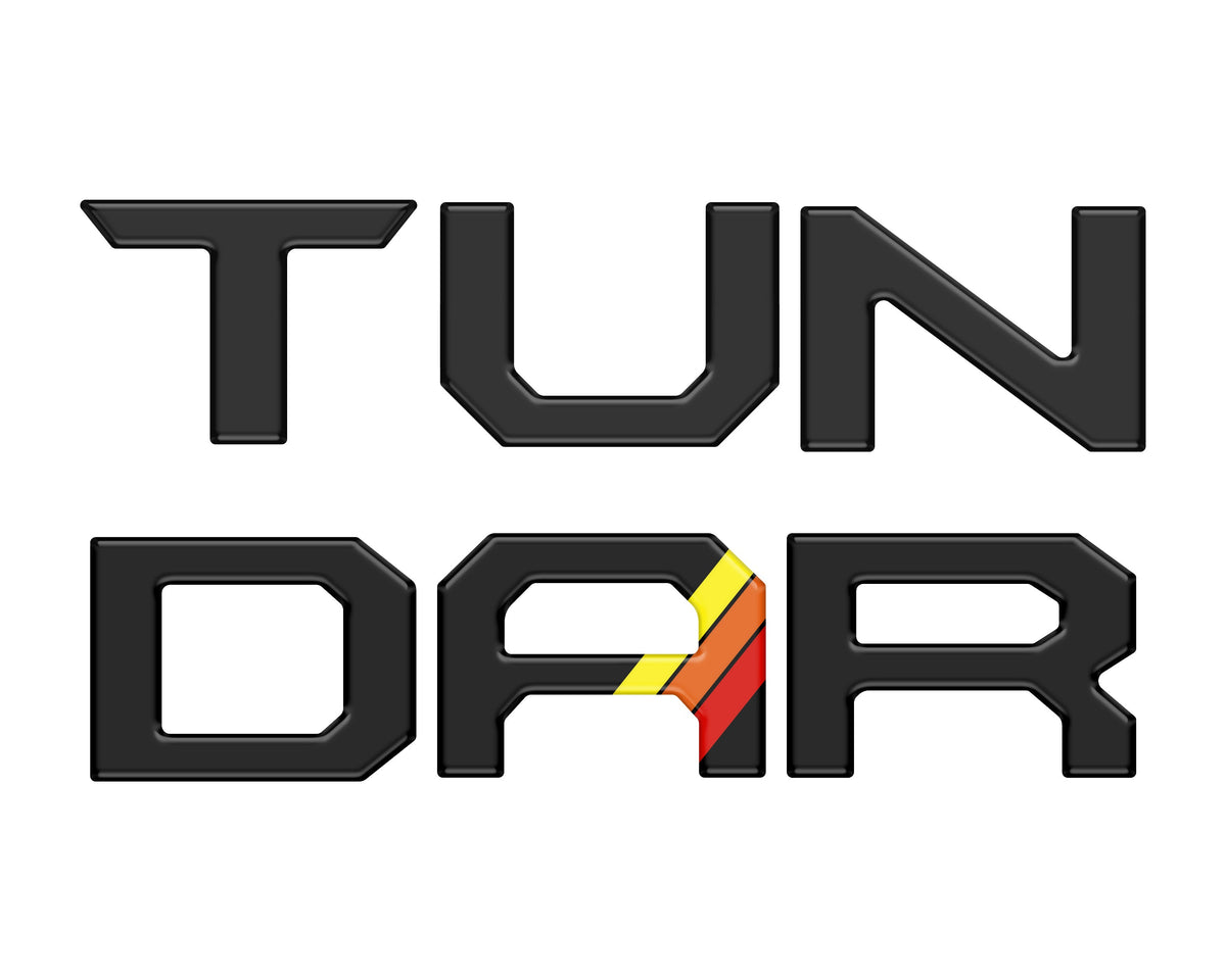 Tufskinz Tailgate Letter Inserts | '14 - '21 Tundra