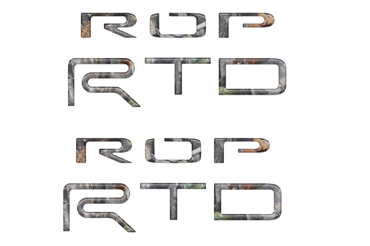 Tufskinz TRD Pro Bed Side Letter Inserts | '15 - '21 Tundra
