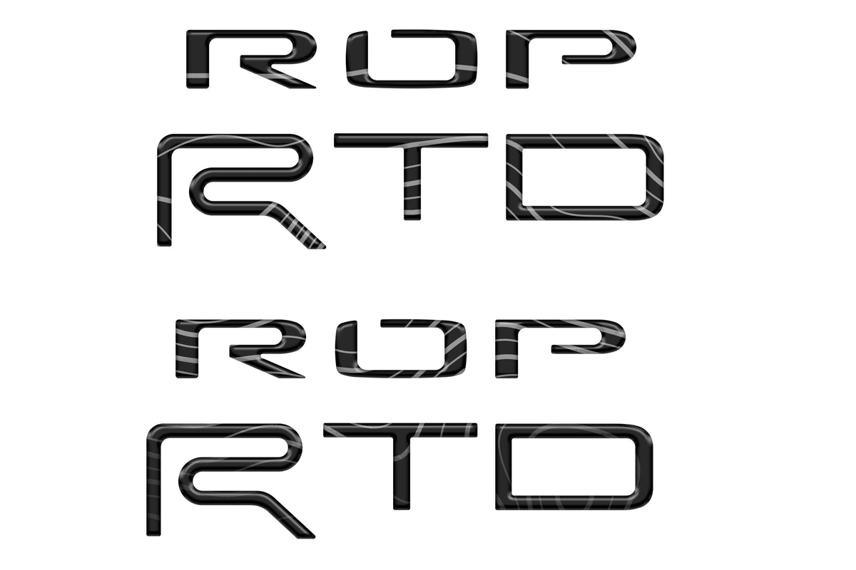 Tufskinz TRD Pro Bed Side Letter Inserts | '15 - '21 Tundra
