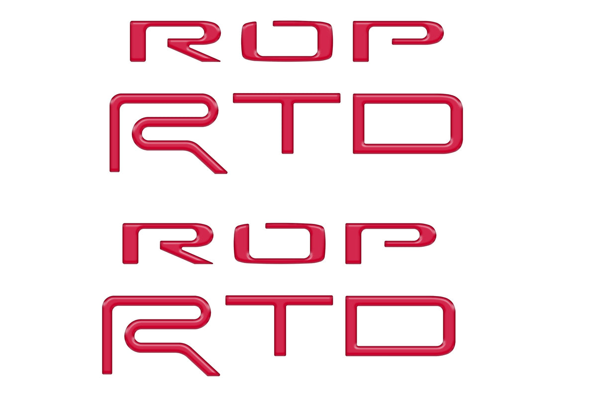 Tufskinz TRD Pro Bed Side Letter Inserts | '15 - '21 Tundra