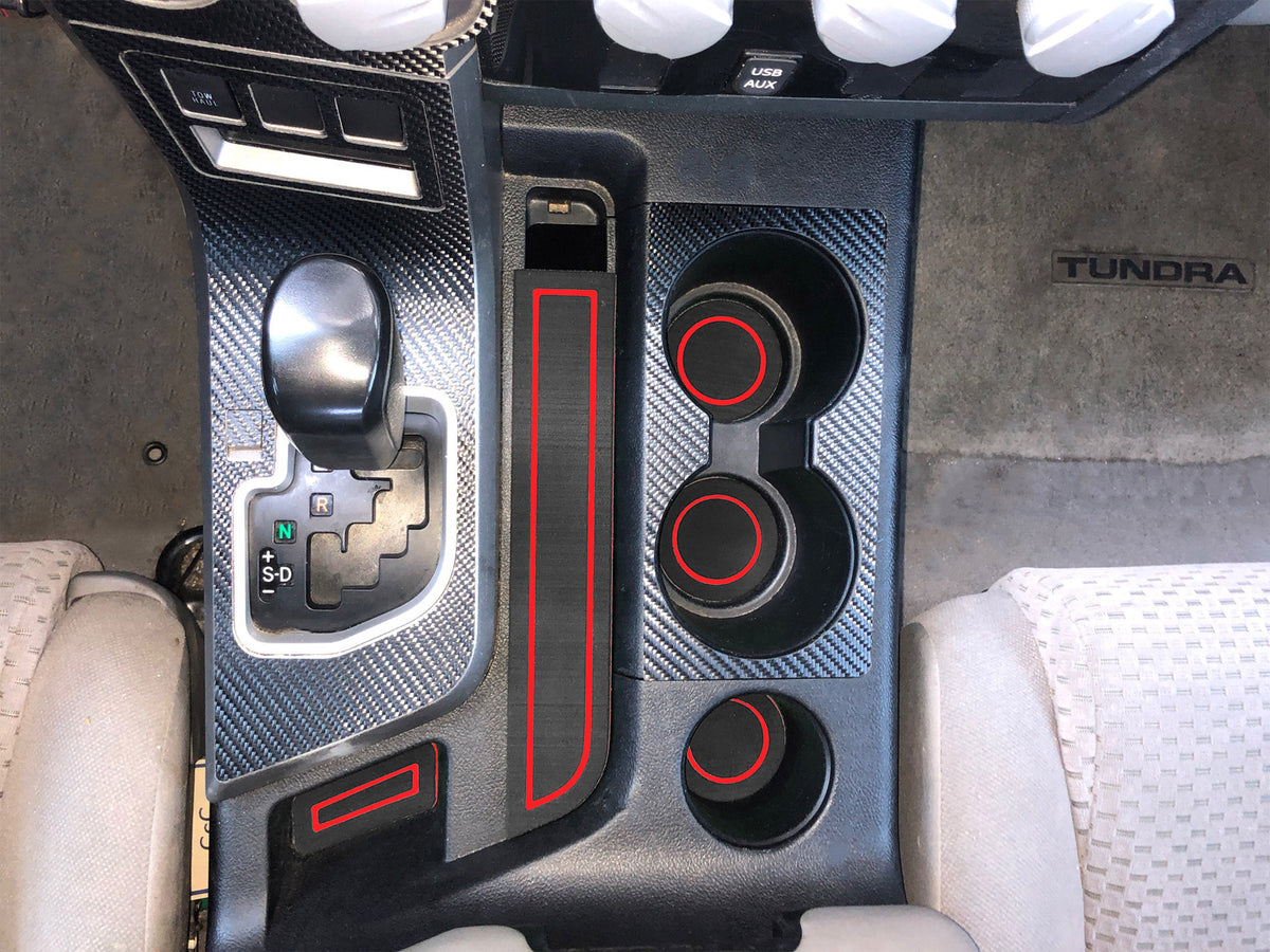 Tufskinz Cupholder Foam Inserts, Bucket Seats | '07 - '13 Tundra