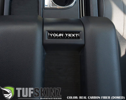 Tufskinz Custom Text Center Console Badge | '14 - '21 Tundra