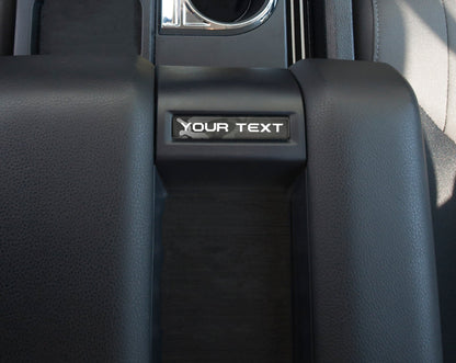 Tufskinz Custom Text Center Console Badge | '14 - '21 Tundra