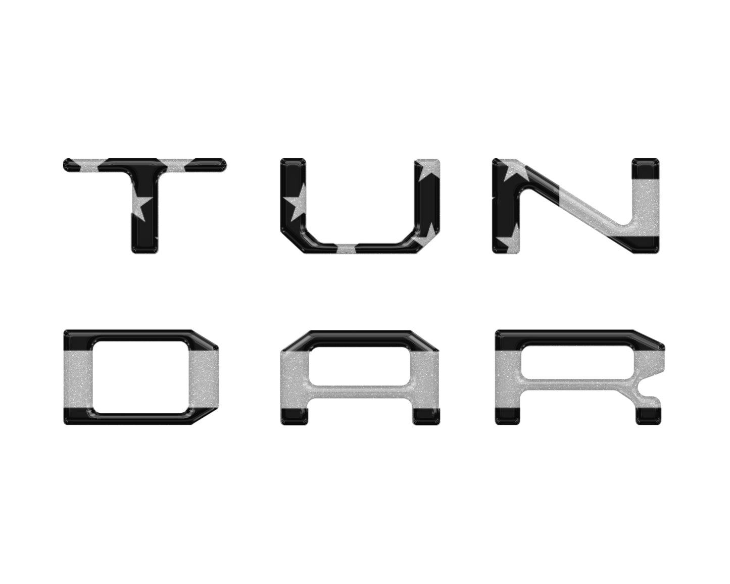 Tufskinz Radio Letter Inserts | '14 - '21 Tundra