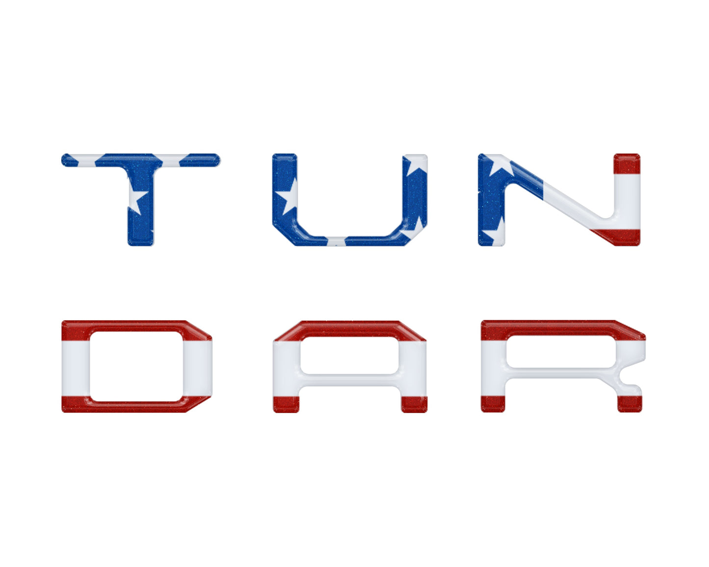 Tufskinz Radio Letter Inserts | '14 - '21 Tundra