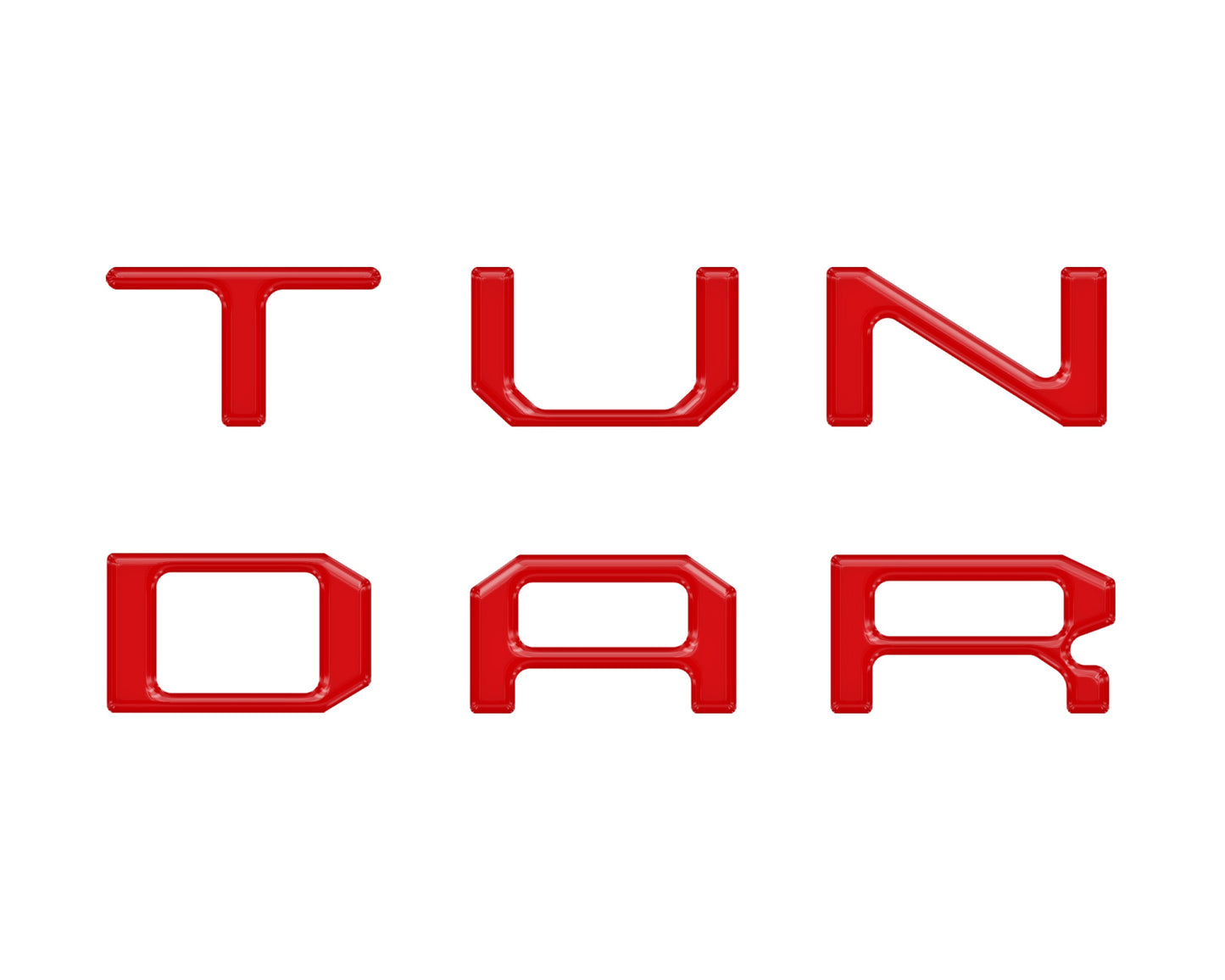 Tufskinz Radio Letter Inserts | '14 - '21 Tundra