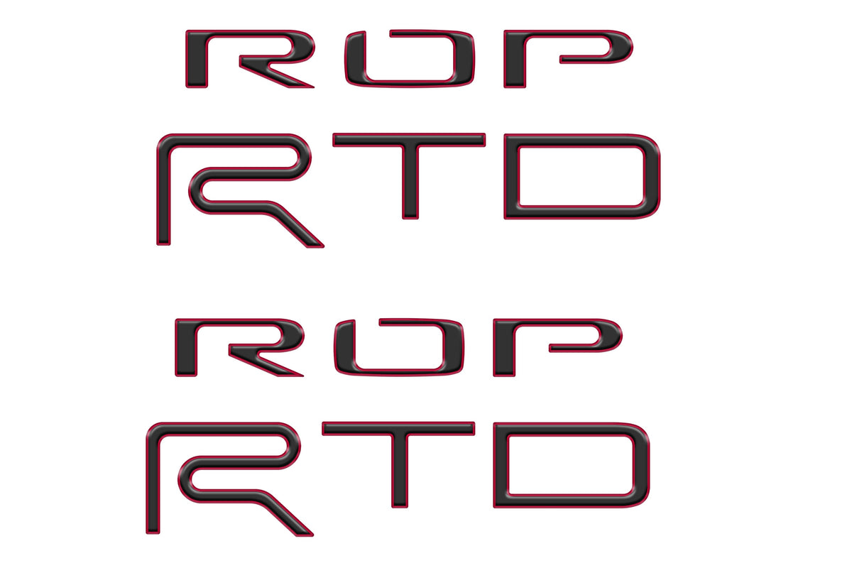 Tufskinz TRD Pro Bed Side Letter Inserts | '15 - '21 Tundra