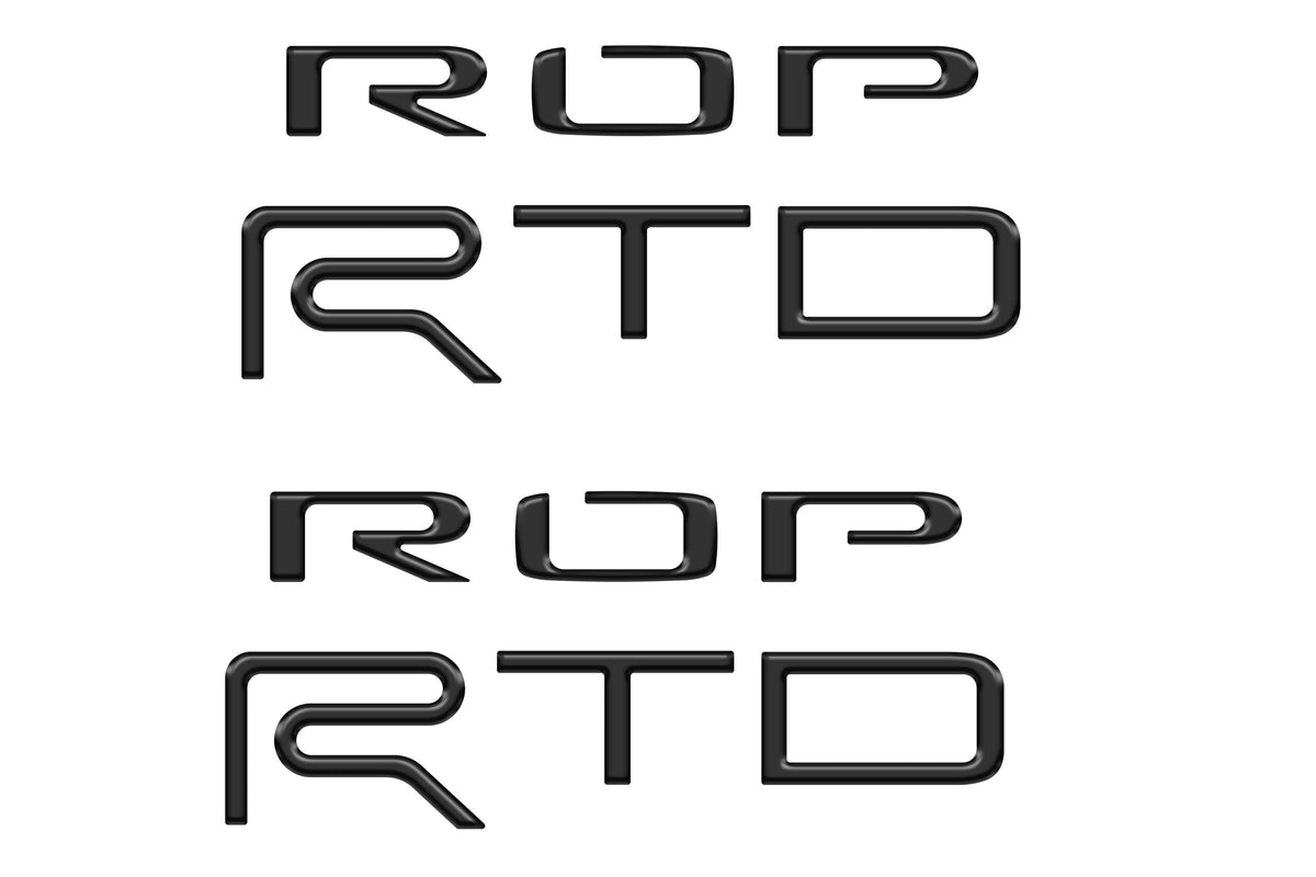 Tufskinz TRD Pro Bed Side Letter Inserts | '15 - '21 Tundra