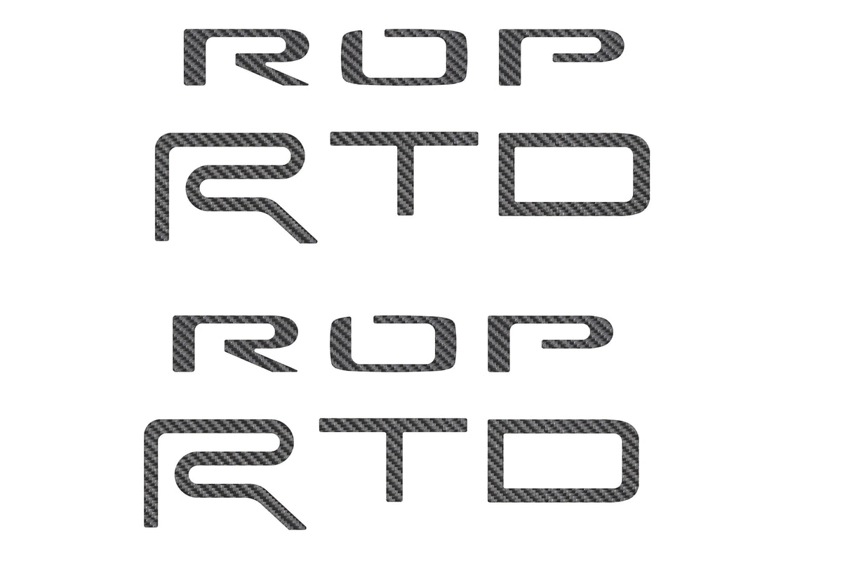 Tufskinz TRD Pro Bed Side Letter Inserts | '15 - '21 Tundra