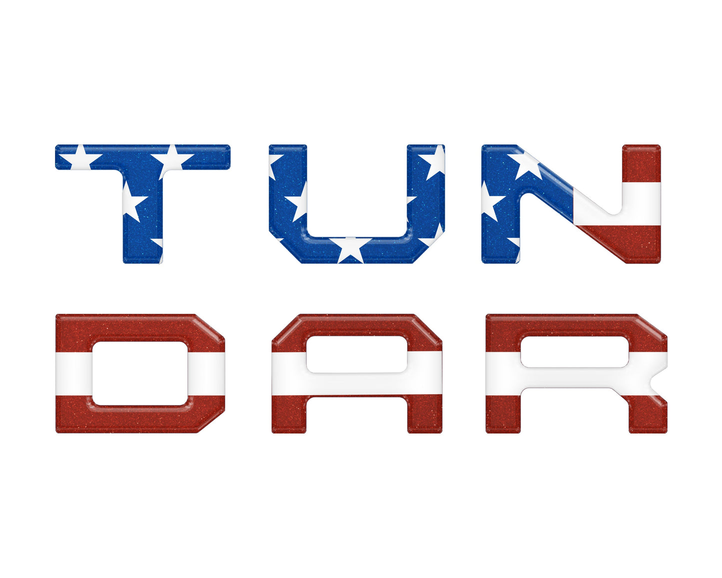 Tufskinz Radio Letter Inserts | '14 - '21 Tundra