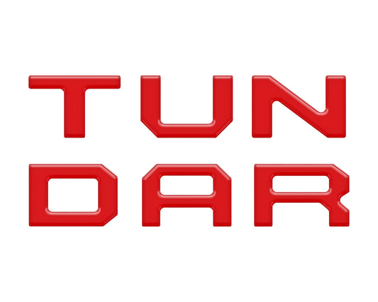 Tufskinz Radio Letter Inserts | '14 - '21 Tundra