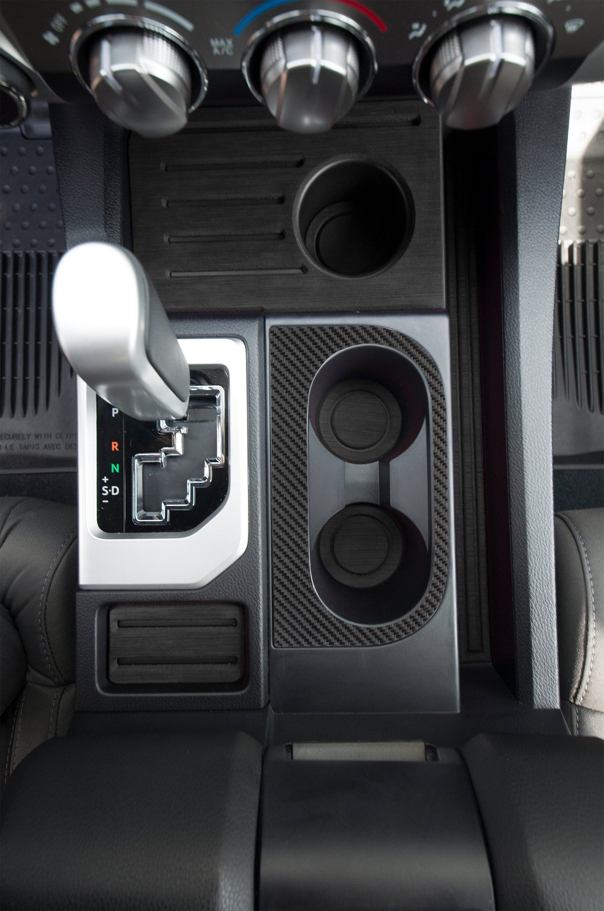 Tufskinz Center Console Cupholder Replacement Trim | '14 - '21 Tundra