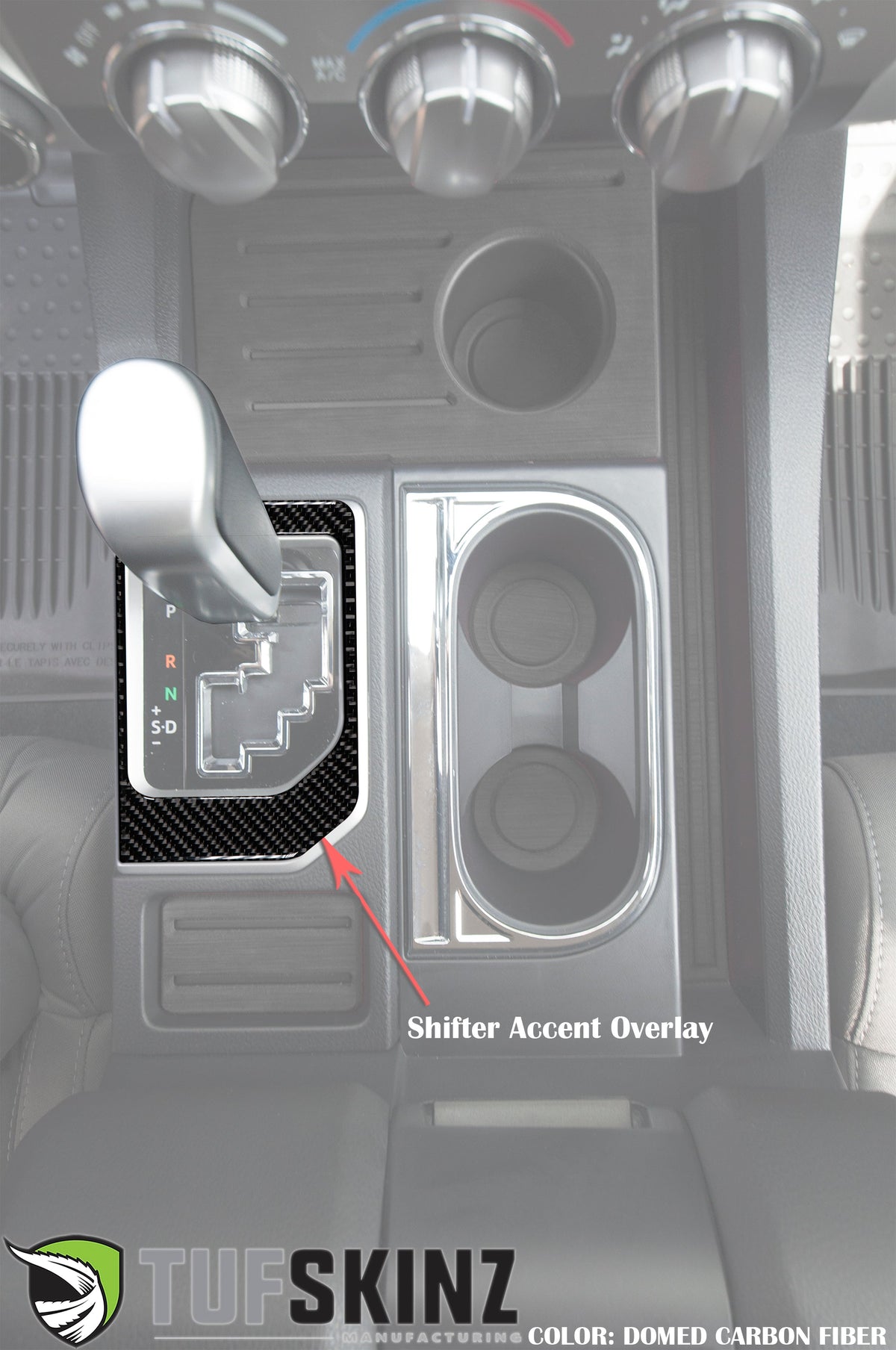 Tufskinz Center Console Shifter Accent Trim | '14 - '21 Tundra
