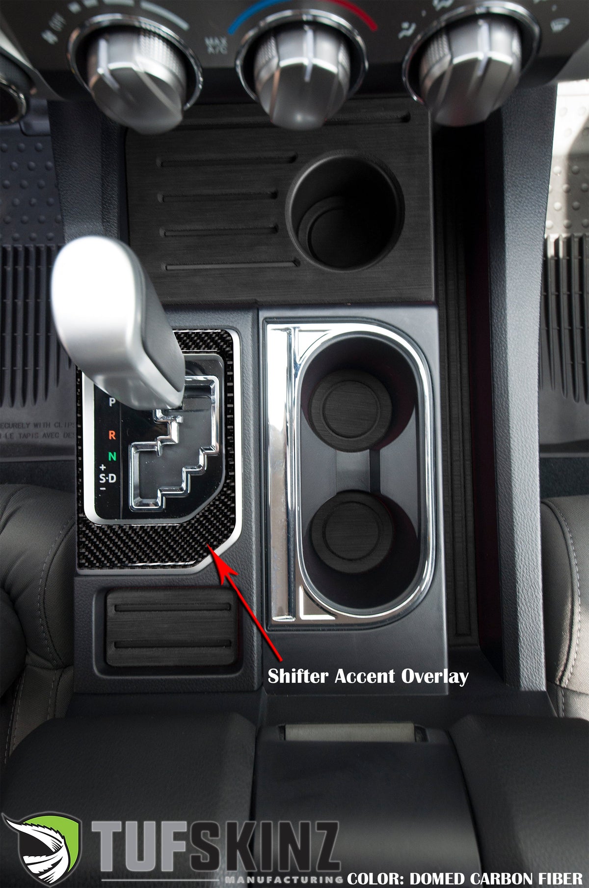 Tufskinz Center Console Shifter Accent Trim | '14 - '21 Tundra